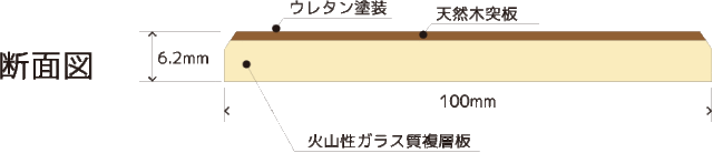 不燃天井NEO(断面図)